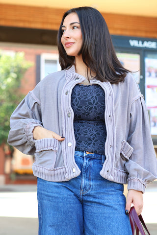 The Collins Knit Cardi Jacket Mocha Mousse