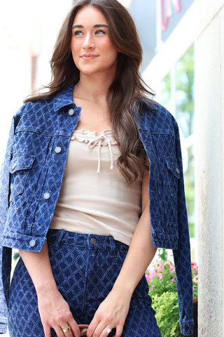 Denim Diamond Jacket
