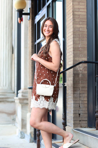 The Polka Dot w/ Lace Dress