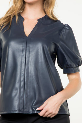 Always on Trend Leather Top