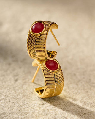 Birthstone Earring - January