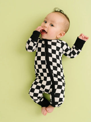 Black Check Bamboo Sleeper