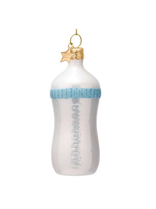 Blue Baby Bottle Ornament