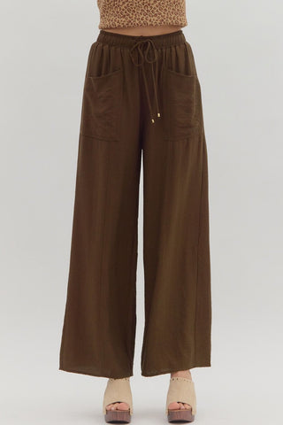 Bust a Move Brown Pants