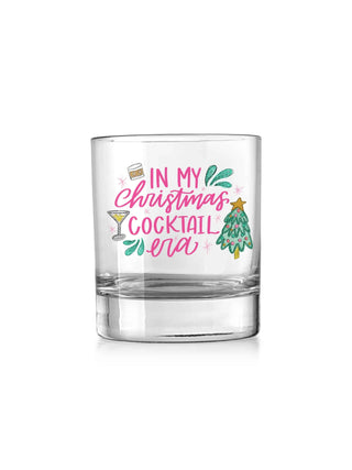 Christmas Cocktail Era Rocks Glass