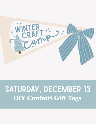 Craft 2: DIY Confetti Gift Tags