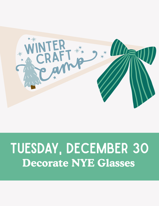 Craft 4: Decorate NYE Glasses