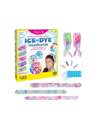 DIY Ice-Dye Headbands