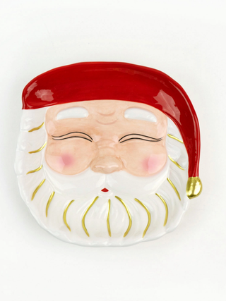 Platter Red Santa