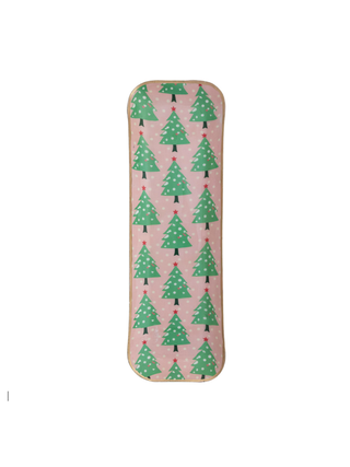 Enamel Tray with Trees