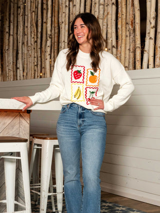 Fun with Fruit Sweater