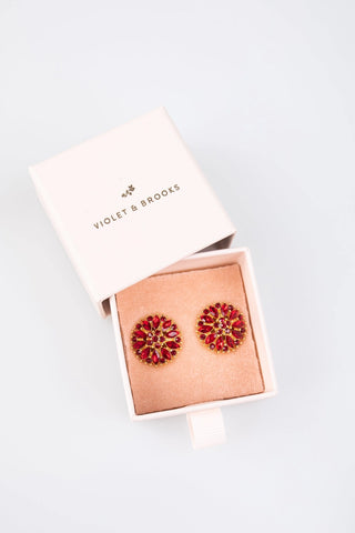 Glam Earrings - Red