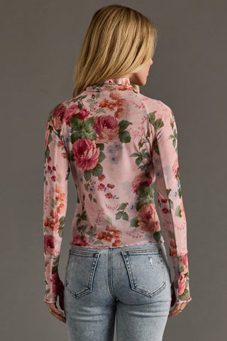 Good Mash Up Floral Top Pink/Green