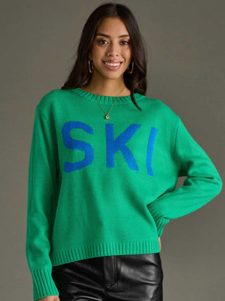 Green Ski Sweater