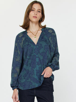 Jackie Jacquard Top