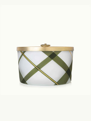 Large Frasier Fir Plaid Candle