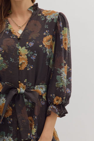 Lighten Up Leaves Dress