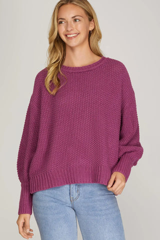 Mad for Magenta Sweater