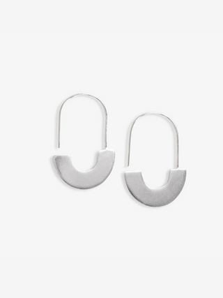 Maggie Hoop Earring Silver