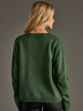 Merry Hunter Green Sweater