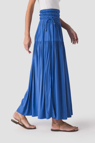 On Sapphire Blue Smock Skirt