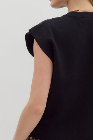 Perfect Layer Cap Sleeve Black