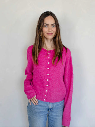 Piper Cardigan - Fuchsia