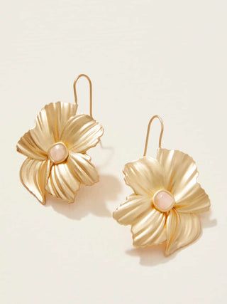 Poppy Earrings White