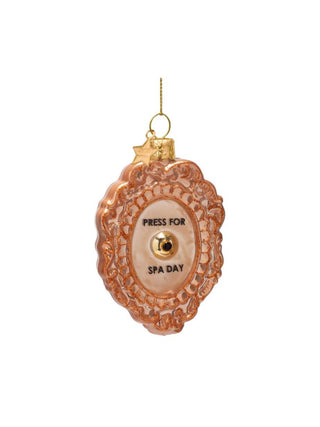 Press For Spa Day Ornament
