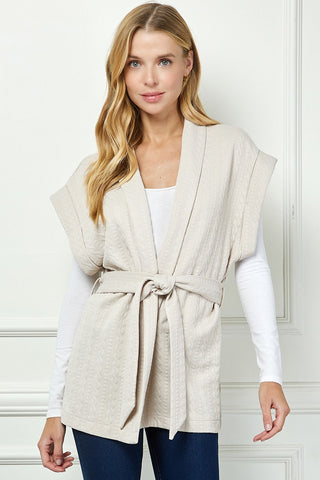 Quilted Comforts Vest - Cream