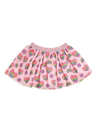 Rainbow Heart Tutu - Big Girl