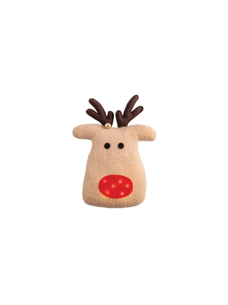 Reindeer Sherpa Pillow
