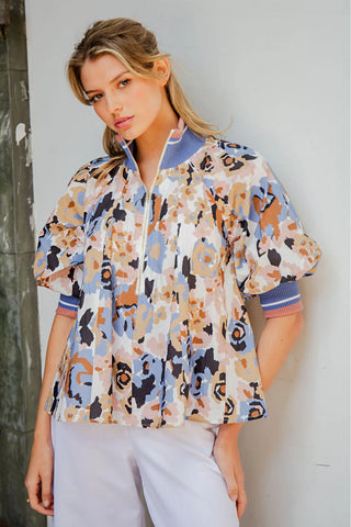 Retro Days Floral Top