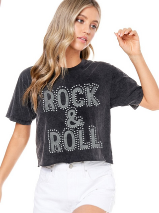 Rock & Roll Stud Graphic Tee