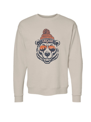 Sand Bears Face Crewneck