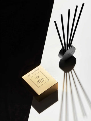 Scent Scene Metal Vessel - Black