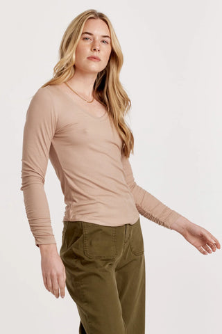 Sophie Long Sleeve Tee - Buckwheat