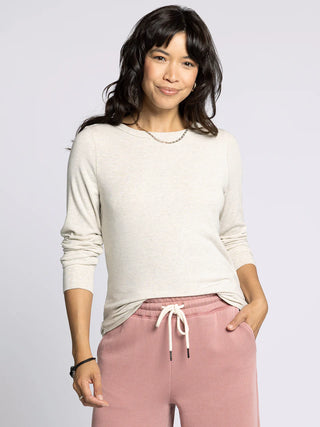 Stacy Top Sand Heather