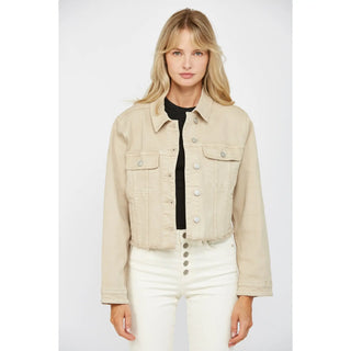Stretch Denim Jacket Maize
