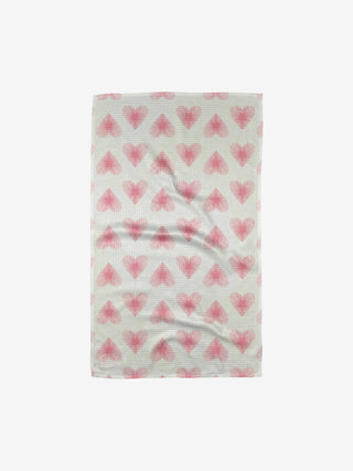 Tea Towel - Life Line Hearts