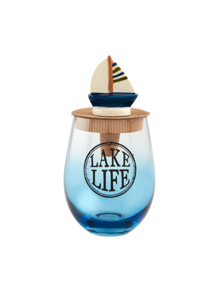 Wine Glass Set - Lake Life