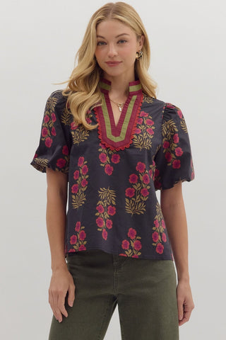Woodland Petals Top